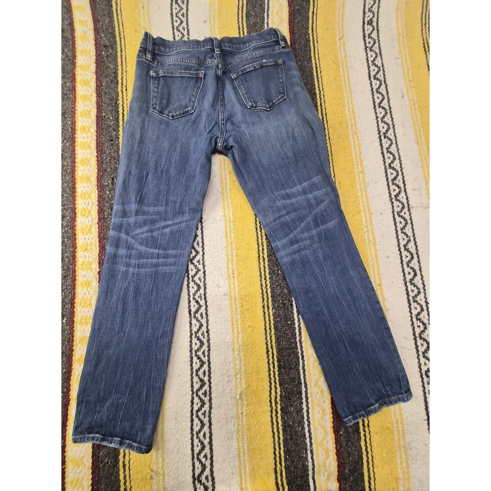J.Crew Broken-In Boyfriend Jeans Medium Wash Blue Denim - Size 27 - Picture 3 of 12